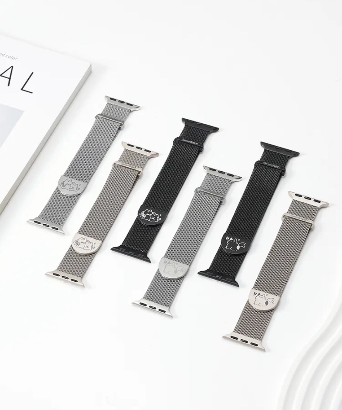 Stylish Cat Doodie Apple Watch Band