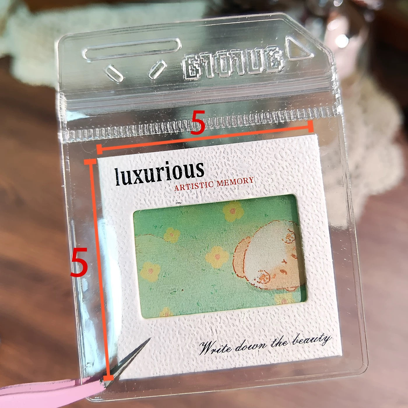 Animated 3D Lenticular Cat Greeting Card – Original Comic-Style Design with Optional Acrylic Keychain Case